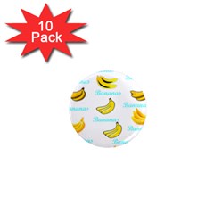 Bananas 1  Mini Magnet (10 Pack) 