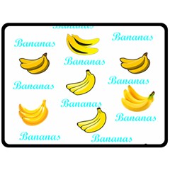 Bananas Double Sided Fleece Blanket (Large) 