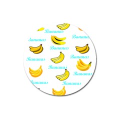 Bananas Magnet 3  (round)