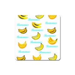 Bananas Square Magnet by cypryanus