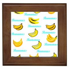 Bananas Framed Tiles