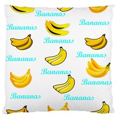 Bananas Large Cushion Case (two Sides) by cypryanus