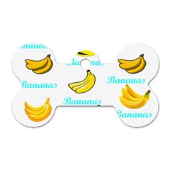 Bananas Dog Tag Bone (one Side)