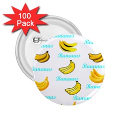 Bananas 2 25  Buttons (100 Pack) 