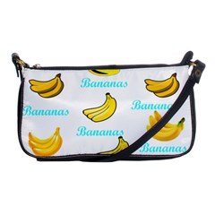 Bananas Shoulder Clutch Bags by cypryanus