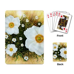 Summer Anemone Sylvestris Playing Card by Nexatart