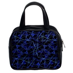 Galaxy Linear Pattern Classic Handbags (2 Sides) by dflcprints