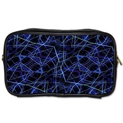 Galaxy Linear Pattern Toiletries Bags by dflcprints