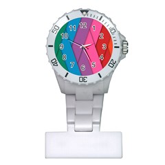 Abstract Background Colorful Strips Plastic Nurses Watch by Nexatart