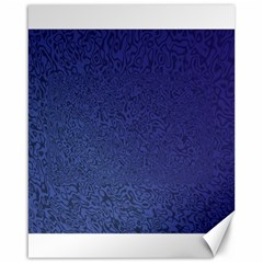 Fractal Rendering Background Blue Canvas 16  X 20   by Nexatart