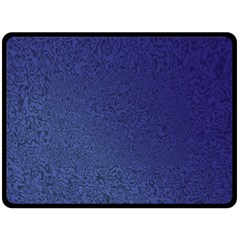 Fractal Rendering Background Blue Double Sided Fleece Blanket (large) 