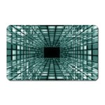 Abstract Perspective Background Magnet (Rectangular) Front