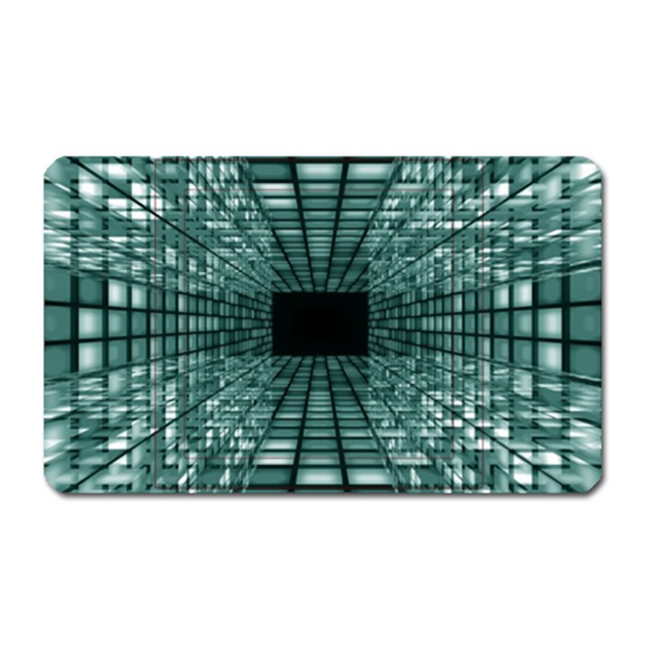 Abstract Perspective Background Magnet (Rectangular)