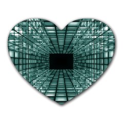 Abstract Perspective Background Heart Mousepads