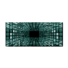 Abstract Perspective Background Hand Towel by Nexatart
