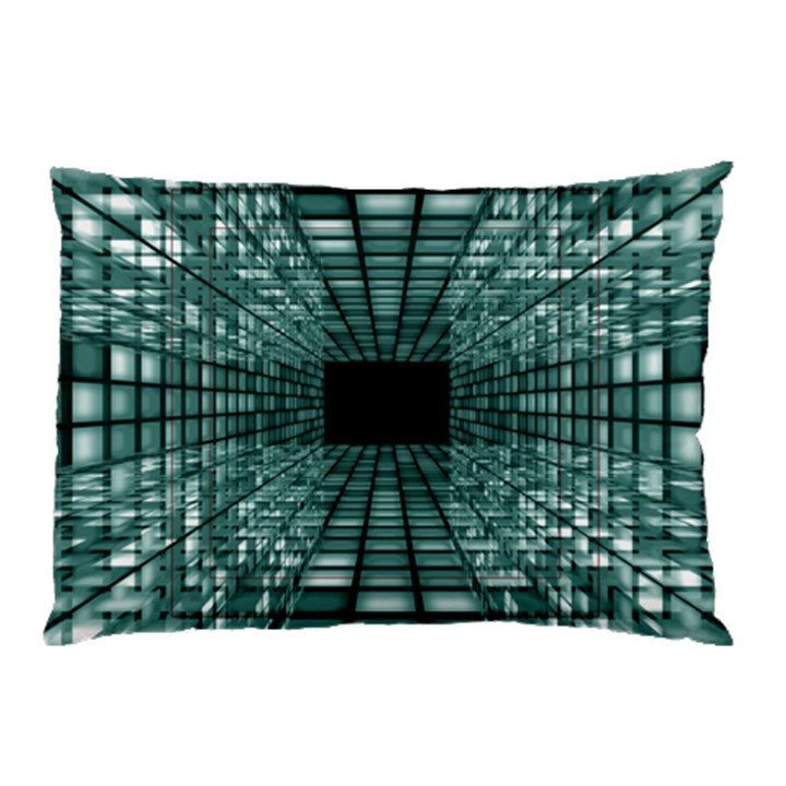 Abstract Perspective Background Pillow Case