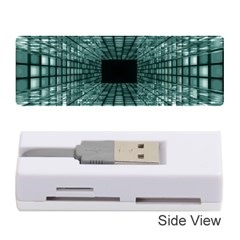 Abstract Perspective Background Memory Card Reader (Stick) 