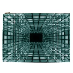 Abstract Perspective Background Cosmetic Bag (xxl) 