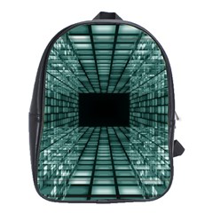 Abstract Perspective Background School Bag (XL)