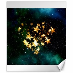 Heart Love Universe Space All Sky Canvas 8  X 10  by Nexatart