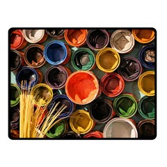 Color Box Colorful Art Artwork Double Sided Fleece Blanket (small) 