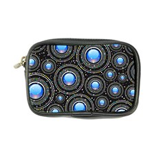 Background Abstract Glossy Blue Coin Purse