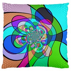 Retro Wave Background Pattern Large Flano Cushion Case (two Sides)