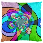 Retro Wave Background Pattern Large Flano Cushion Case (Two Sides) Front