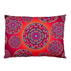 Floral Background Texture Pink Pillow Case (two Sides) by Nexatart