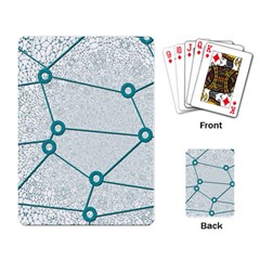 Network Social Abstract Playing Card by Nexatart