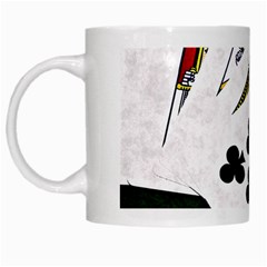 Poker Hands   Royal Flush Clubs White Mugs by FunnyCow