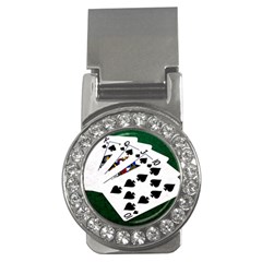 Poker Hands   Royal Flush Spades Money Clips (cz)  by FunnyCow