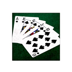 Poker Hands   Royal Flush Spades Satin Bandana Scarf by FunnyCow