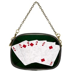 Poker Hands   Straight Flush Diamonds Chain Purses (one Side)  by FunnyCow