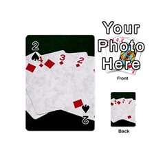 Poker Hands   Straight Flush Diamonds Playing Cards 54 (mini)  by FunnyCow