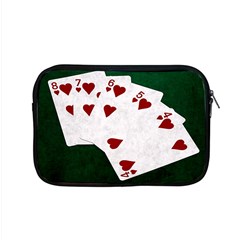 Poker Hands Straight Flush Hearts Apple Macbook Pro 15  Zipper Case by FunnyCow