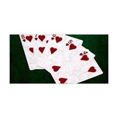 Poker Hands Straight Flush Hearts Yoga Headband by FunnyCow