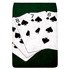 Poker Hands Straight Flush Spades Flap Covers (l)  by FunnyCow