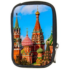 Moscow Kremlin And St  Basil Cathedral Compact Camera Cases by FunnyCow