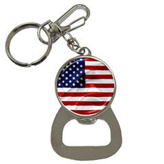 American Usa Flag Bottle Opener Key Chains by FunnyCow