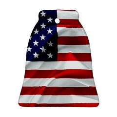 American Usa Flag Ornament (bell) by FunnyCow