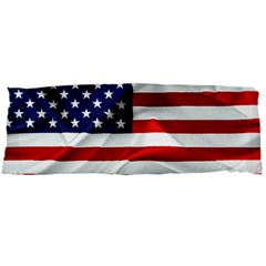 American Usa Flag Body Pillow Case Dakimakura (two Sides) by FunnyCow