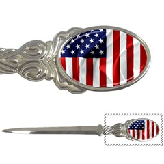 American Usa Flag Vertical Letter Openers