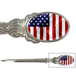 American Usa Flag Vertical Letter Openers Front