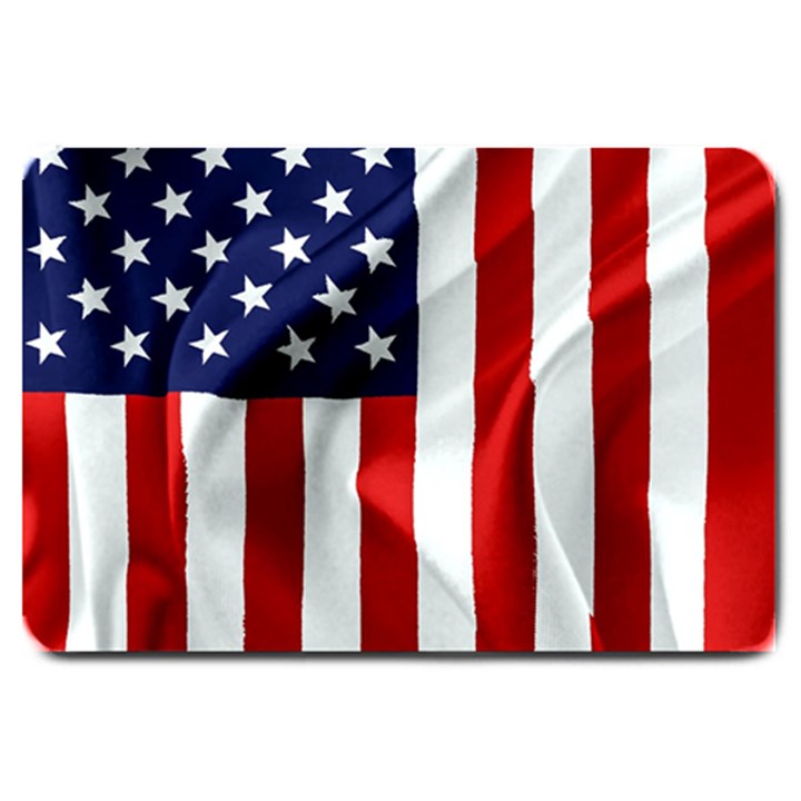 American Usa Flag Vertical Large Doormat 