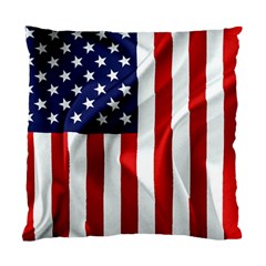 American Usa Flag Vertical Standard Cushion Case (two Sides)
