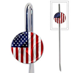 American Usa Flag Vertical Book Mark