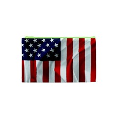 American Usa Flag Vertical Cosmetic Bag (xs) by FunnyCow