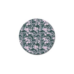 Floral Collage Pattern Golf Ball Marker by dflcprints