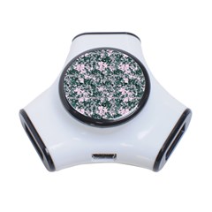 Floral Collage Pattern 3-port Usb Hub by dflcprints